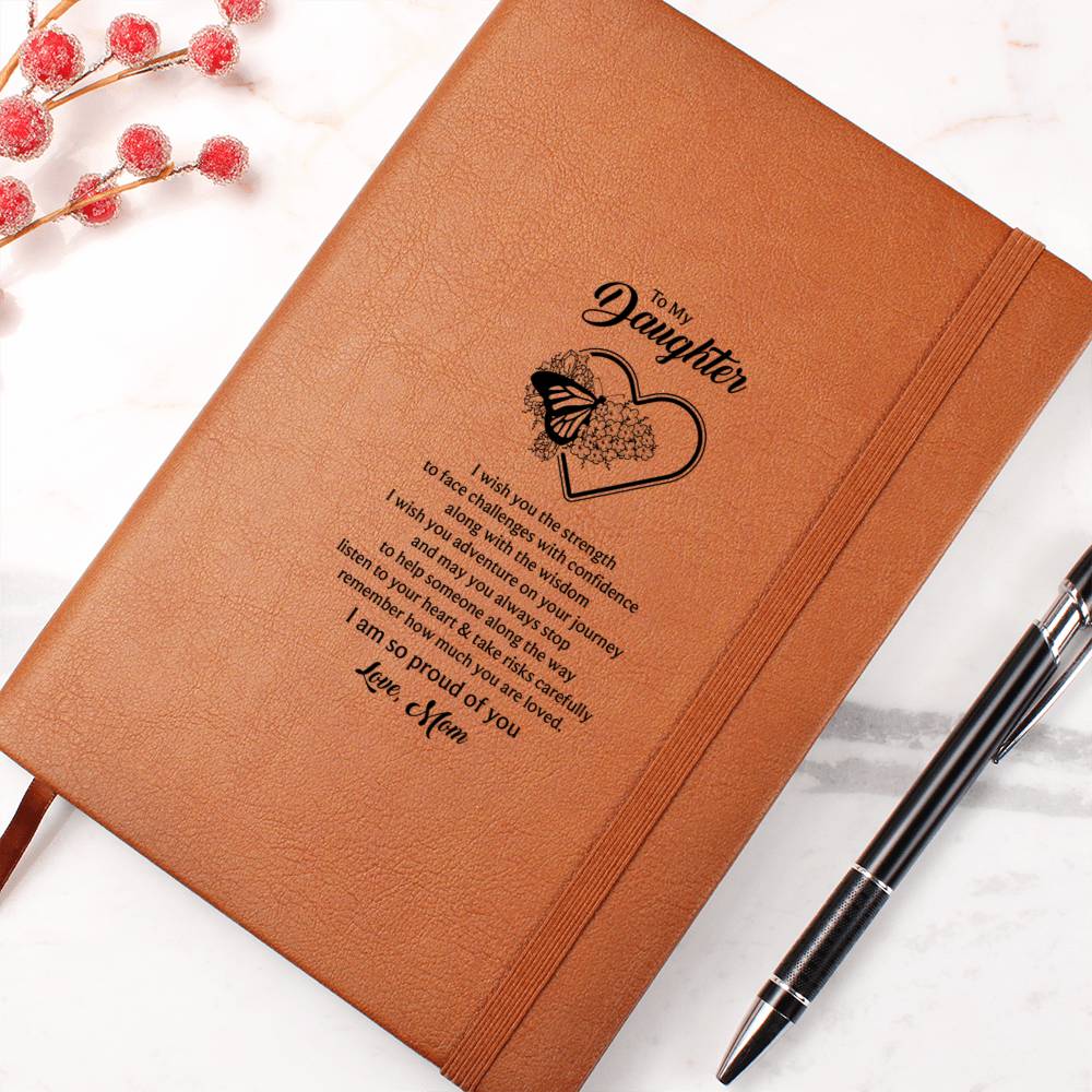 To My Daughter Butterfly Journal _ Mom's Love Letter Notebook